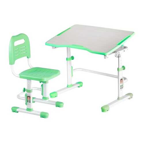 Парта со стулом Fun Desk Vivo 2, Green в Детки