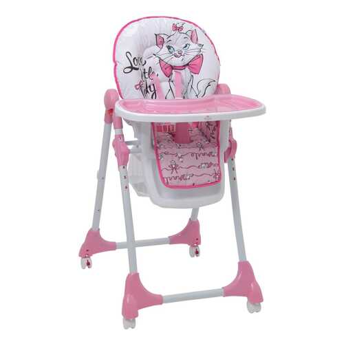 Стульчик для кормления Polini Disney baby 470 Кошка Мари, розовый в Детки