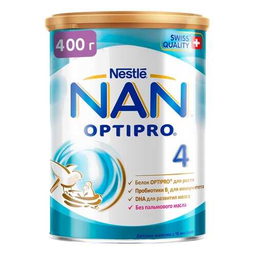 Молочная смесь NAN Optipro 4 от 18 мес. 400 г в Детки