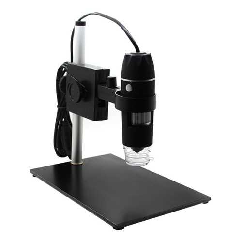 Портативный цифровой USB-микроскоп 500х на подставке в Детки