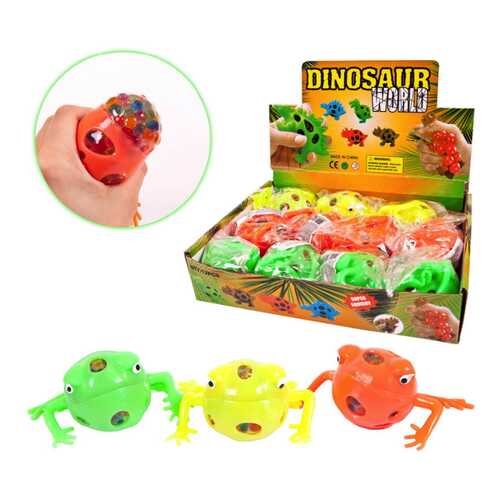 Игрушка-антистресс Junfa Toys Мялка Dinosaur World Лягушка, в ассортименте в Детки