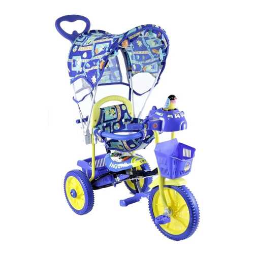 Детский трехколесный велосипед Jaguar синий в Детки