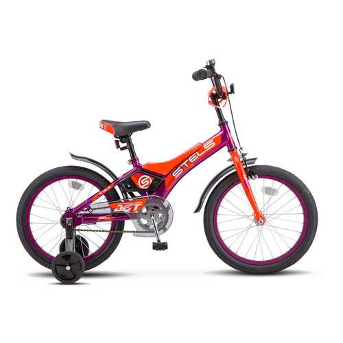 Велосипед Stels 18 Jet Z010 2018 10 фиолетовый/оранжевый в Детки