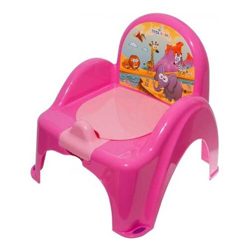 Горшок стульчик Tega Baby Сафари розовый в Детки